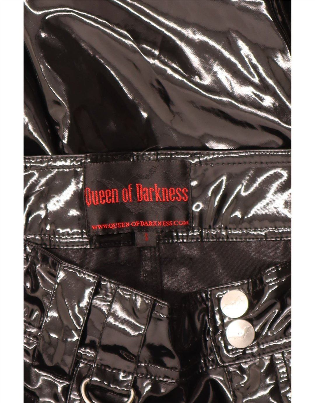 QUEEN OF DARKNESS Ženska maksi suknja A-kroja mala W28 crna gotička