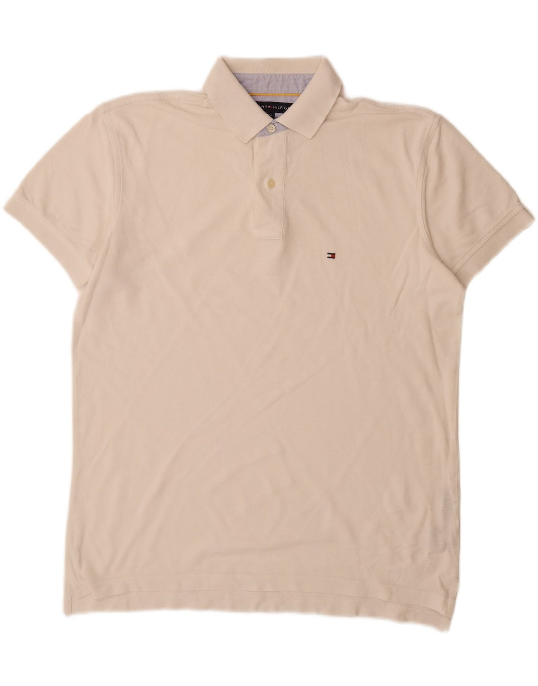 Tommy Hilfiger muška polo majica Srednje bijeli pamuk