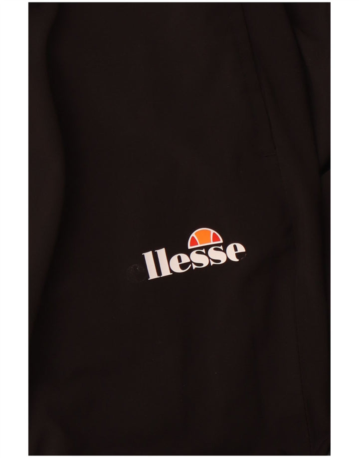 ELLESSE Ženska trenirka Hlače Joggers UK 12 Srednje crni pamuk