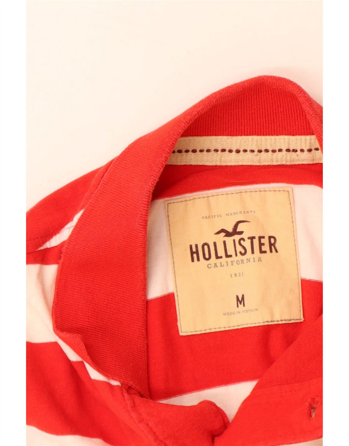 HOLLISTER muška polo majica srednje crvene pruge