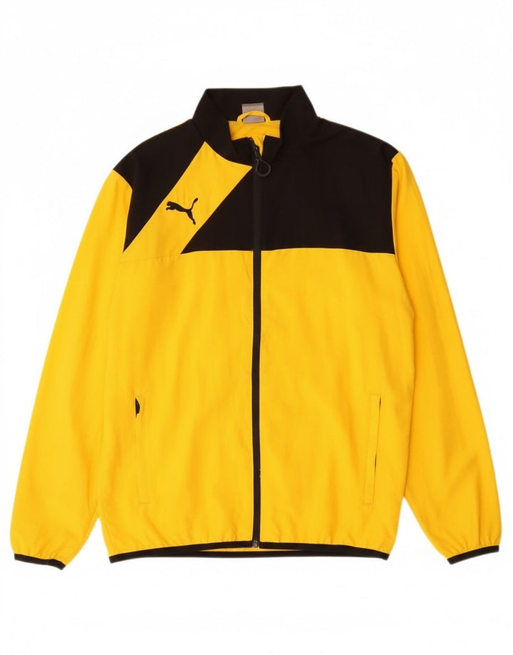 Puma muška gornja jakna trenirke Medium Yellow Colourblock Poliester