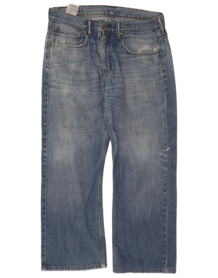 LEVI'S muške ravne traperice W32 L26 plavi pamuk