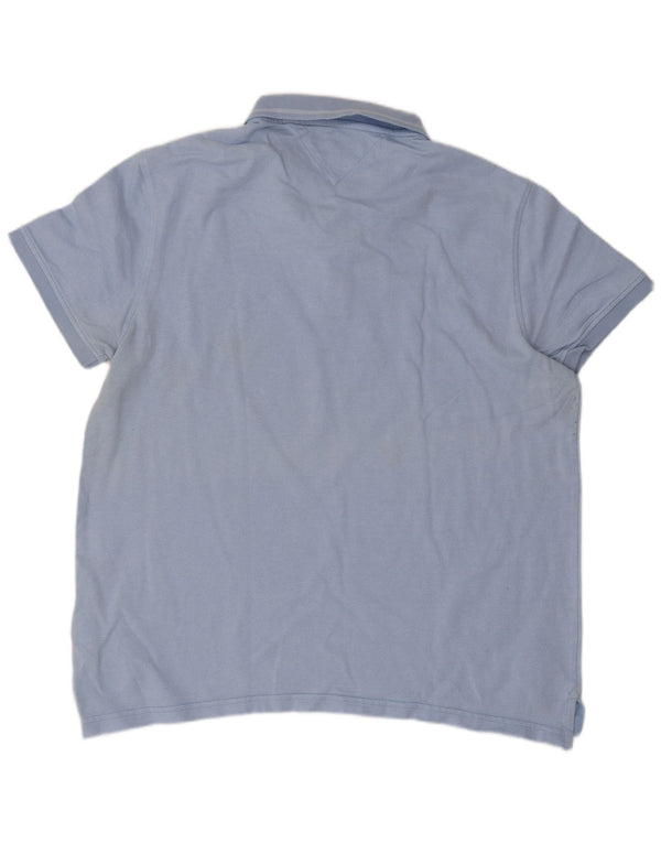 Tommy Hilfiger muška uska polo majica 2XL plavi pamuk
