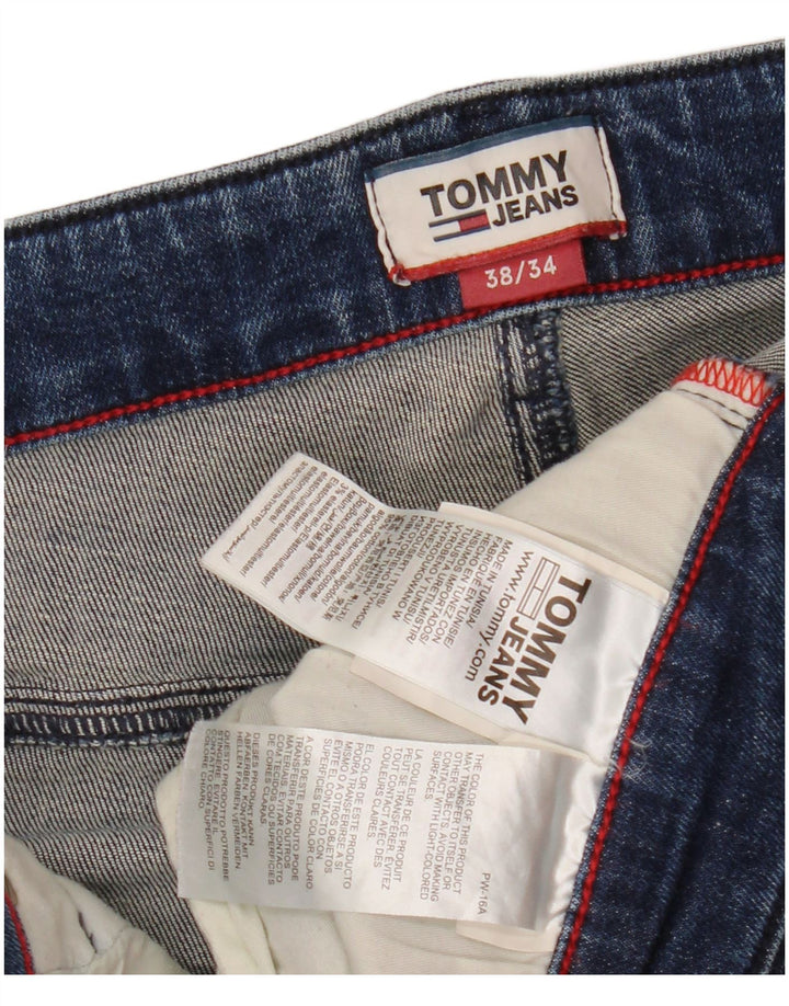 TOMMY HILFIGER Muške uske traperice W38 L34 Plavi pamuk