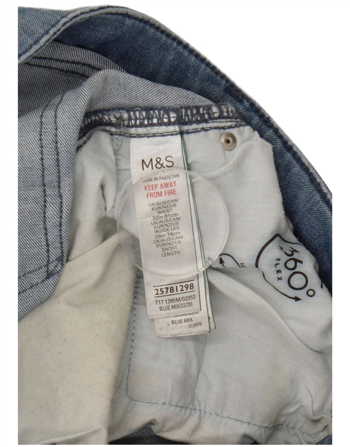 Marks & Spencer muške ravne traperice W32 L29 plavi pamuk