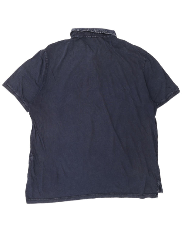 NAPAPIJRI Muška Geographic polo majica 3XL tamnoplavi pamuk