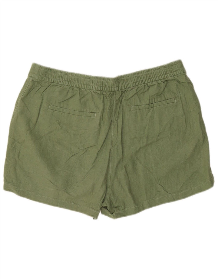 J. Crew Ženske chino kratke hlače srednje veličine W30 od zelenog platna