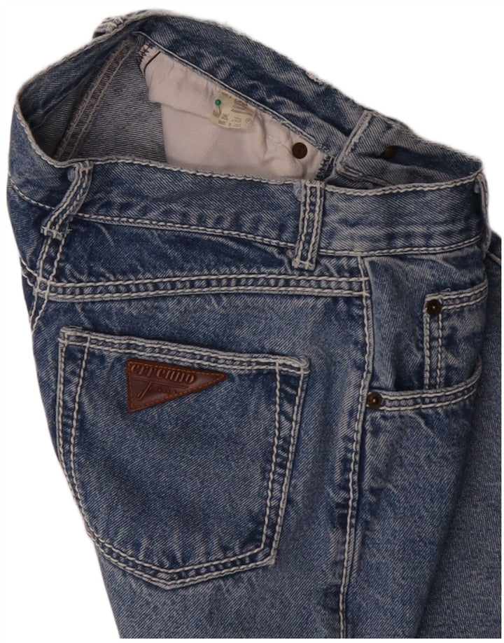 VINTAGE ženska traper suknja W24 XS plavi pamuk