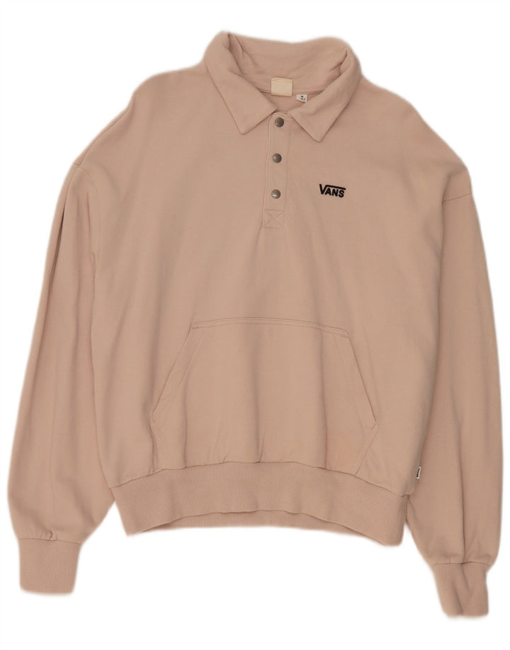 Vans muška majica s polo izrezom Srednje ružičasti pamuk