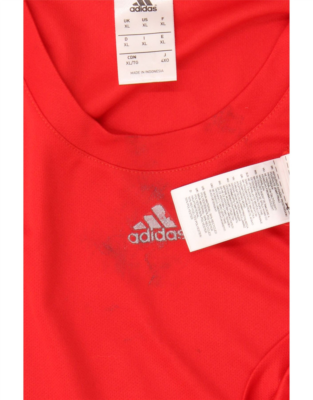 ADIDAS muška majica Climalite Top XL crveni poliester