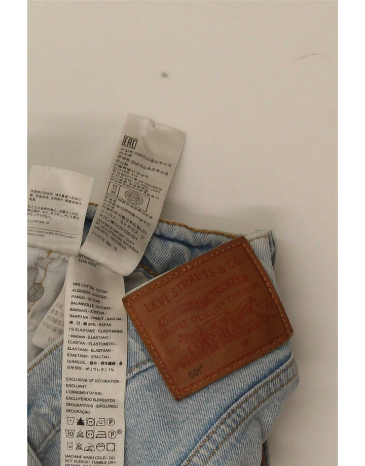 Levi's muške 501 skraćene traperice W29 L26 plavi pamuk