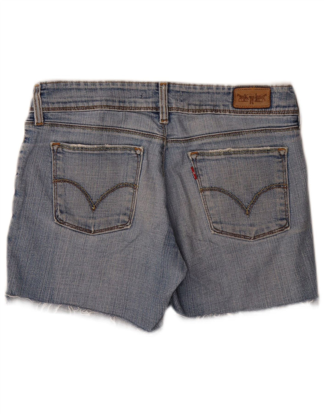 Levi's ženske kratke traper hlače 570 W32 veliki plavi pamuk