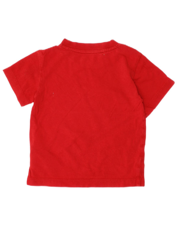 Crvena pamučna majica kratkih rukava Adidas Baby Boys Graphic T-Shirt 12-18 mjeseci