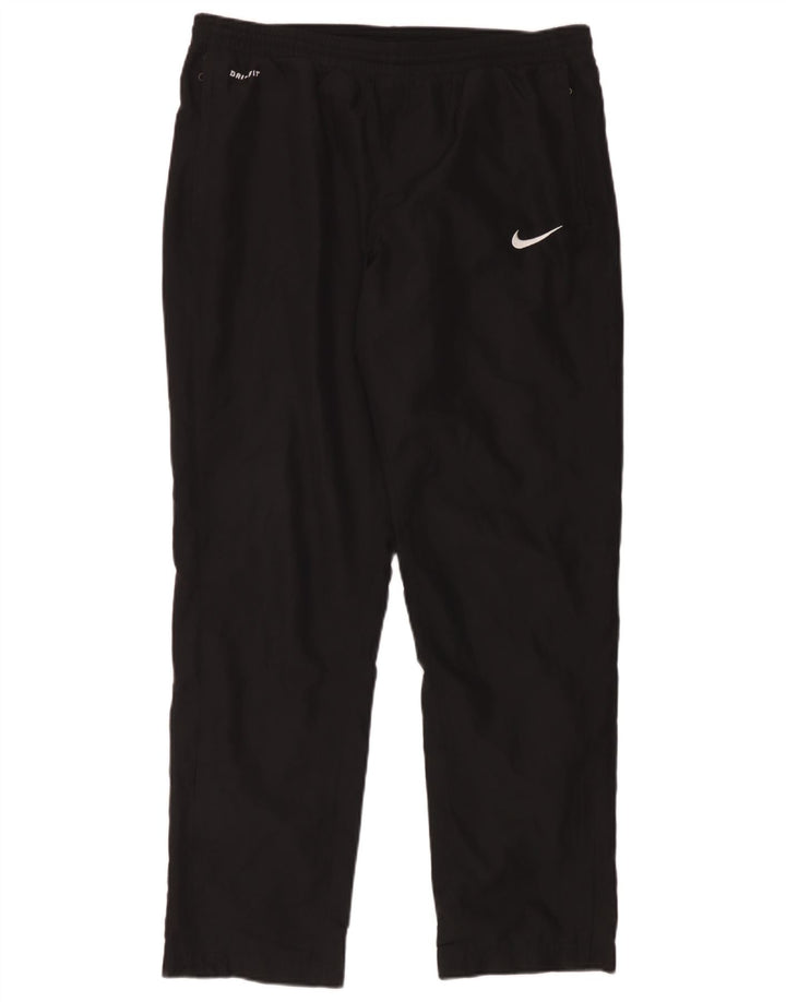 Nike muške Dri Fit hlače za trenirku, velike crne poliesterske hlače