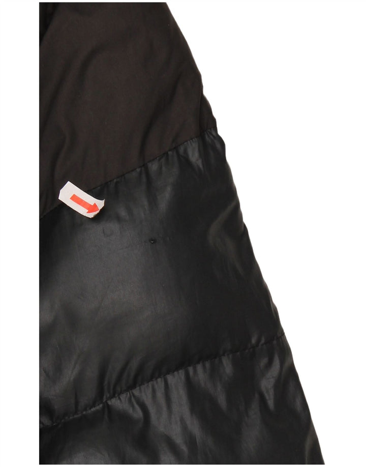 ADIDAS ženska podstavljena jakna s kapuljačom UK 16 veliki crni poliester u boji