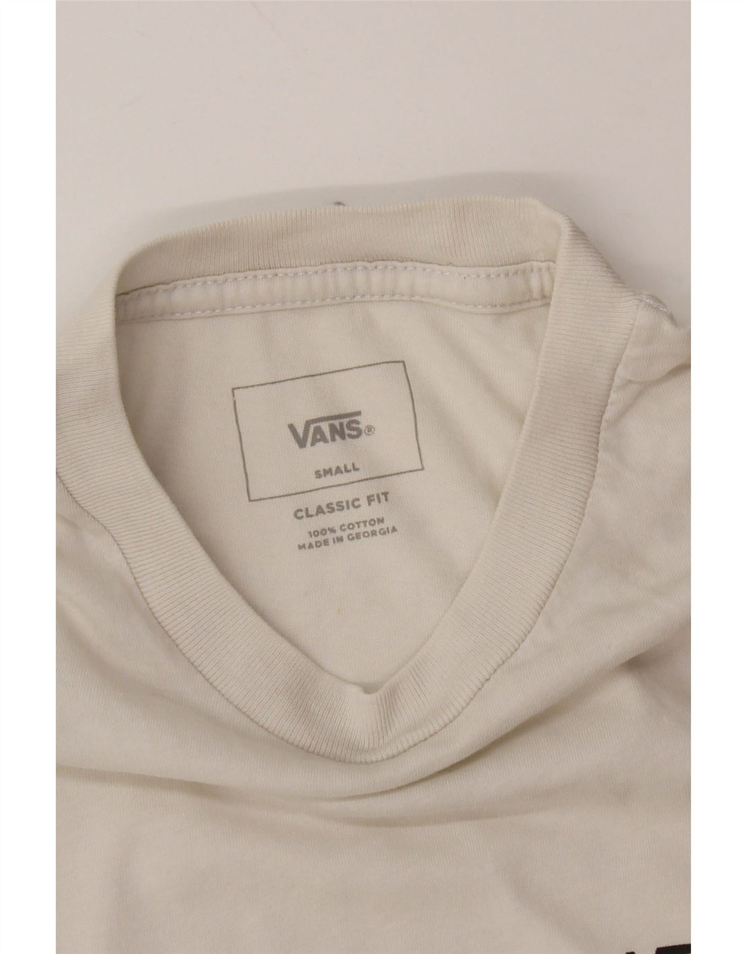 VANS Klasični kroj muške majice kratkih rukava Mali crni pamuk u boji