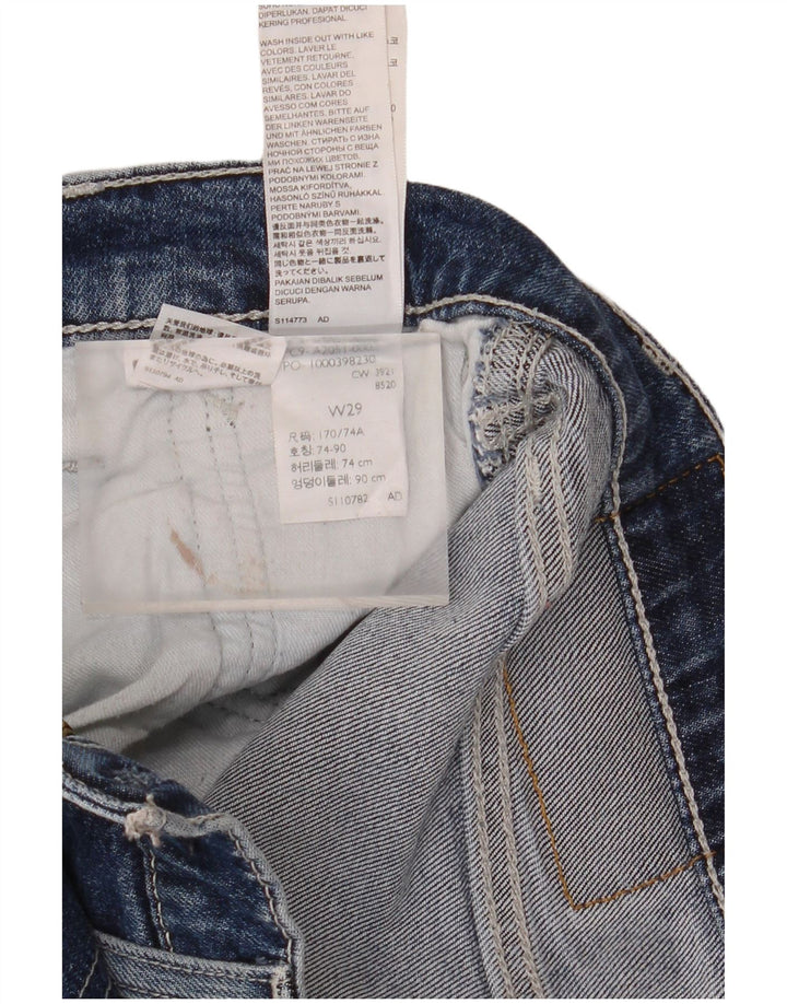 LEVI'S muške 502 Cargo sužene traperice W29 L30 plavi pamuk