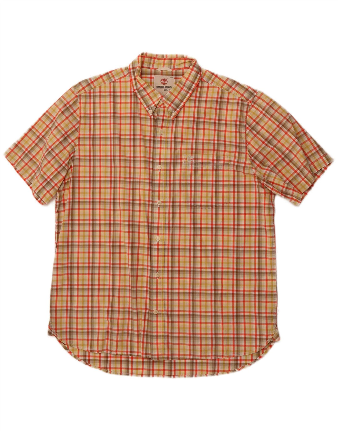 TIMBERLAND muška velika narančasta majica Grant Fit Regular Fit