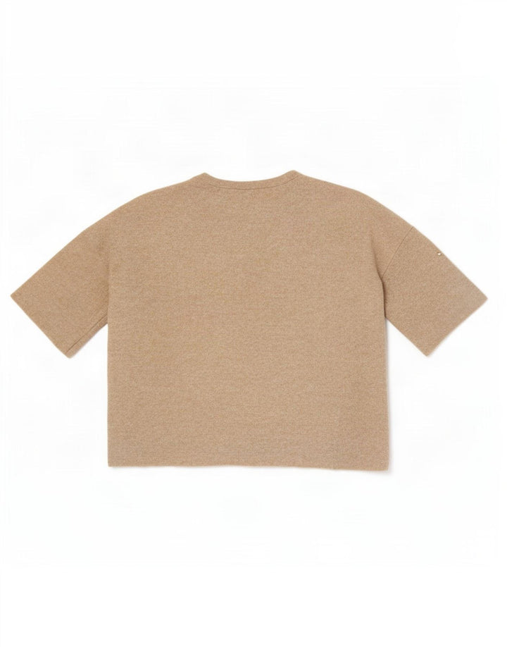 Zara Ženska prevelika bluza Trafaluc Top UK 10 Small Beige Spotted