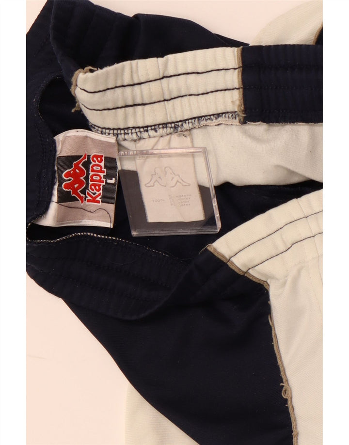 KAPPA muške hlače za trenirku, velike tamnoplave poliesterske boje