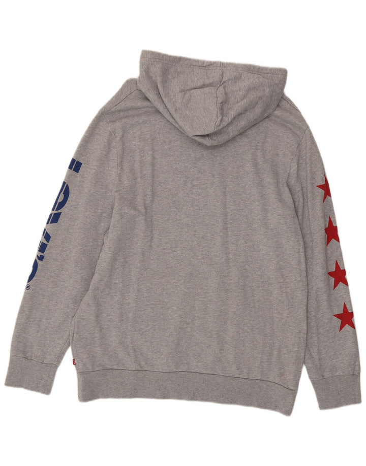 LEVI'S muška majica s kapuljačom XL, sivi pamuk