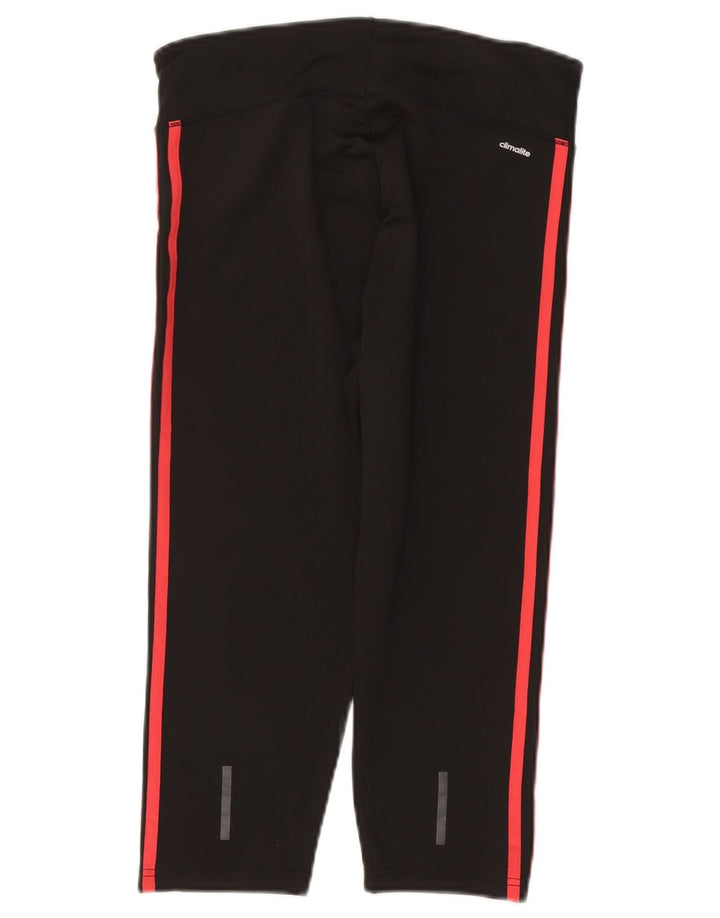 Adidas ženske Climalite Capri tajice UK 12/14 Srednje crni poliester
