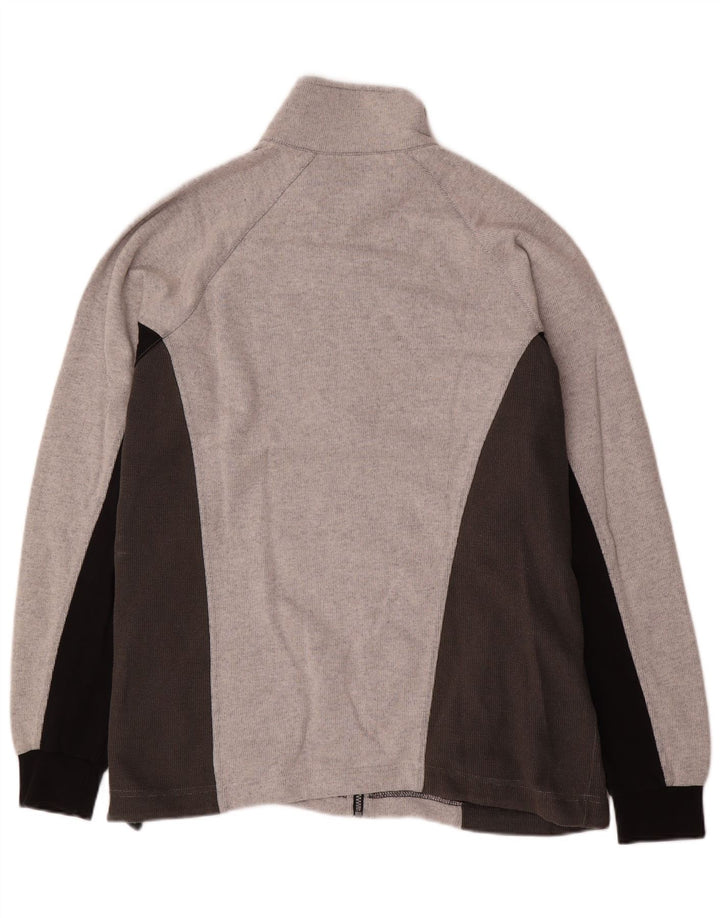 ASICS muška gornja jakna trenirke Large Grey Colourblock Pamuk