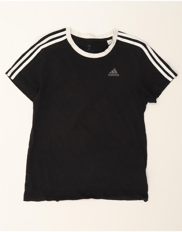 Adidas ženska majica kratkih rukava UK 4/6 XS crni pamuk