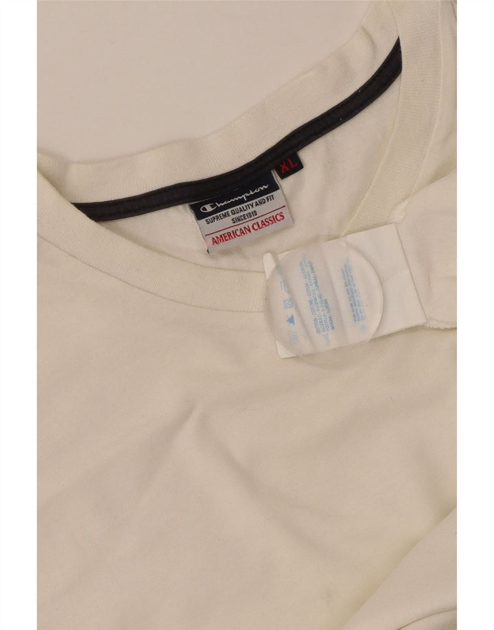 CHAMPION Ženska majica kratkih rukava UK 18 XL bijeli pamuk