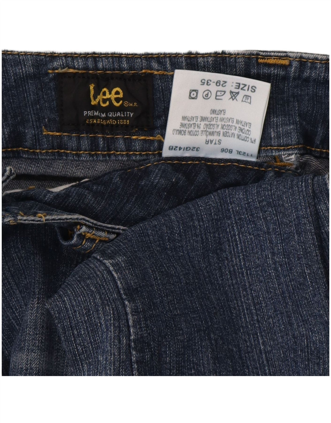 Ženske traperice Lee Bootcut W29 L32 Blue Cotton Classic