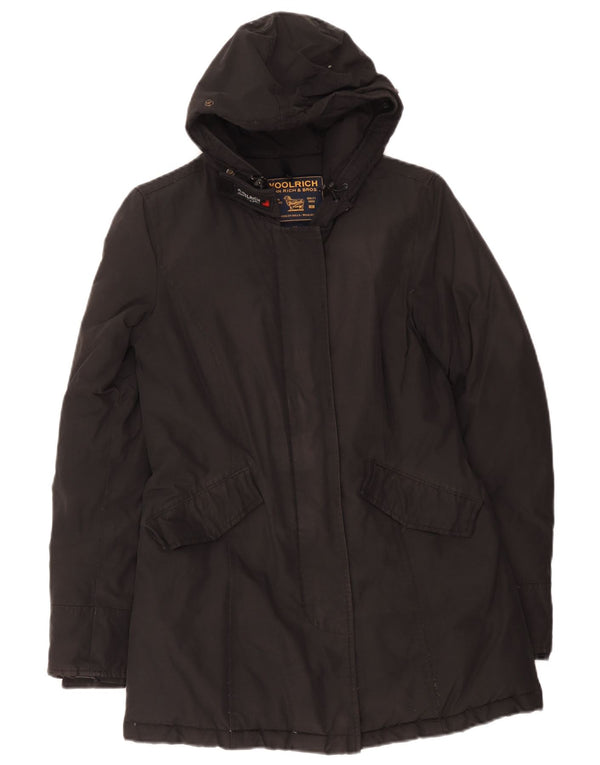 Woolrich ženska jakna parka s kapuljačom UK 6 XS crna