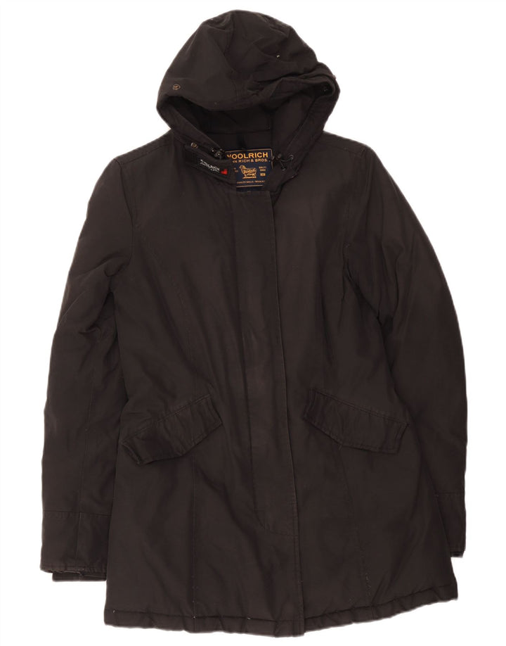 Woolrich ženska jakna parka s kapuljačom UK 6 XS crna