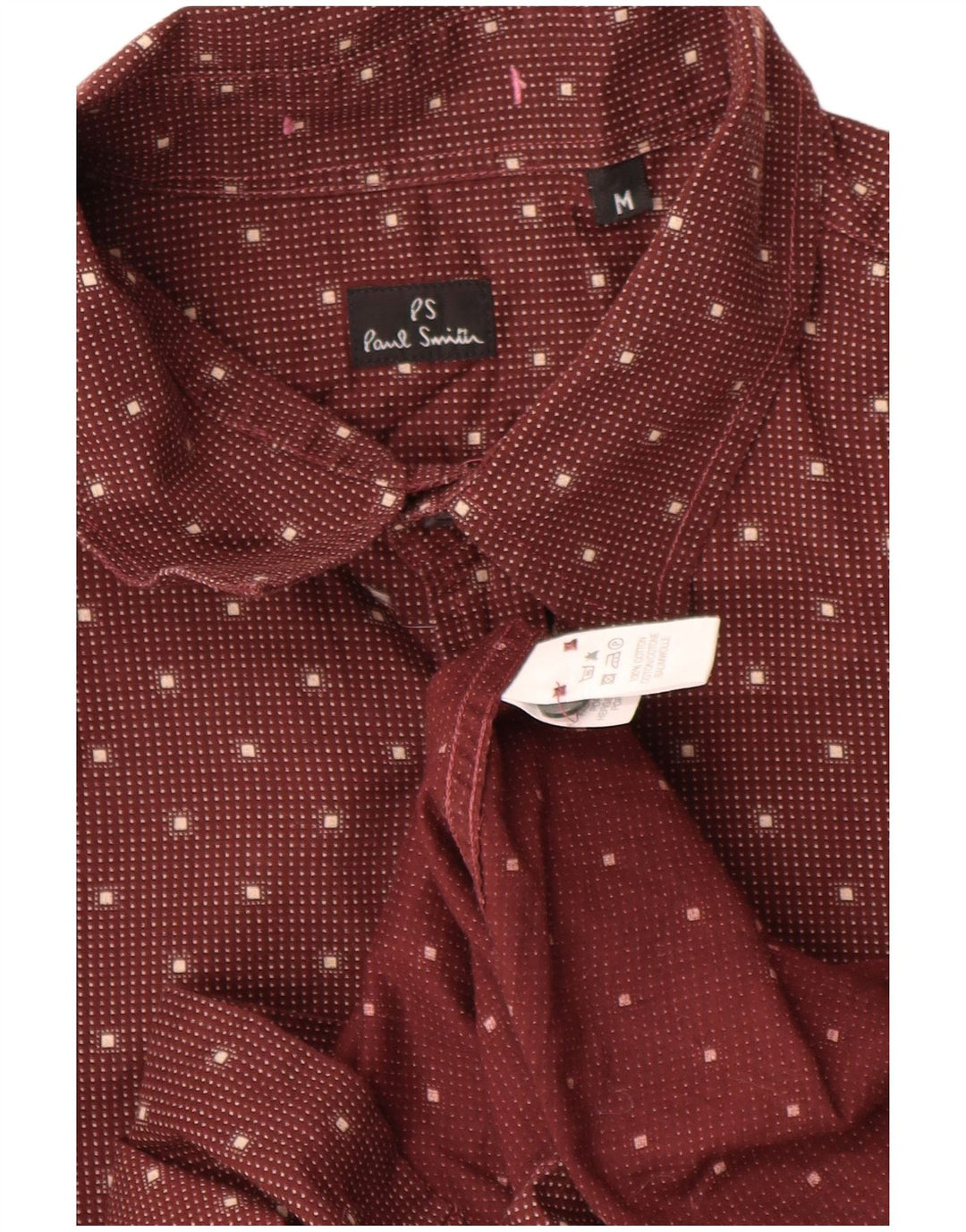 PAUL SMITH Muška košulja srednje crvene točke