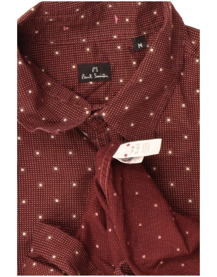 PAUL SMITH Muška košulja srednje crvene točke