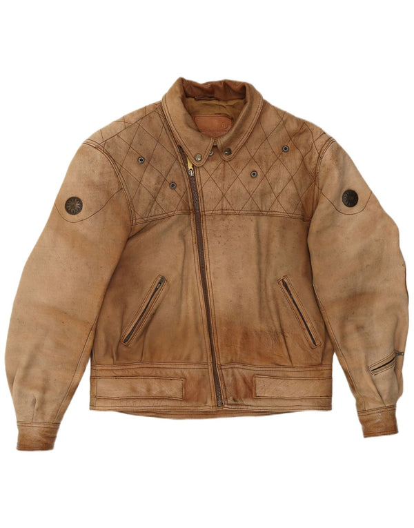 Schuh muška kožna jakna UK 42 XL smeđa koža