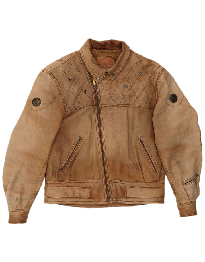 Schuh muška kožna jakna UK 42 XL smeđa koža