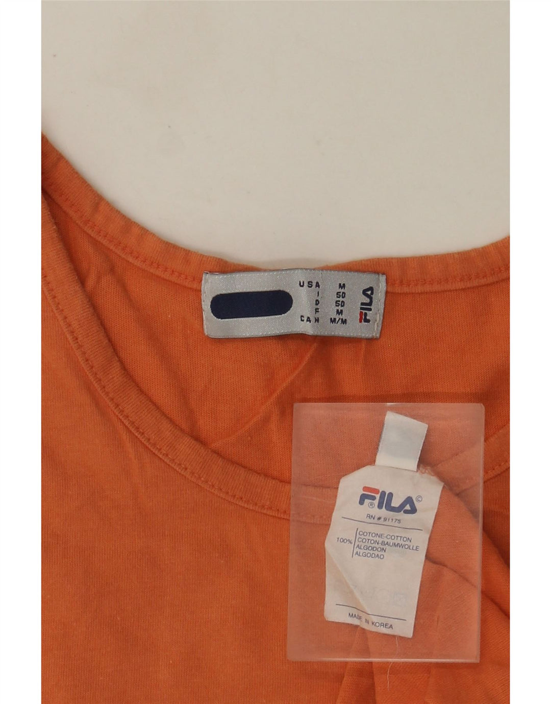 Fila muški prsluk IT 50 srednje narančasti pamuk