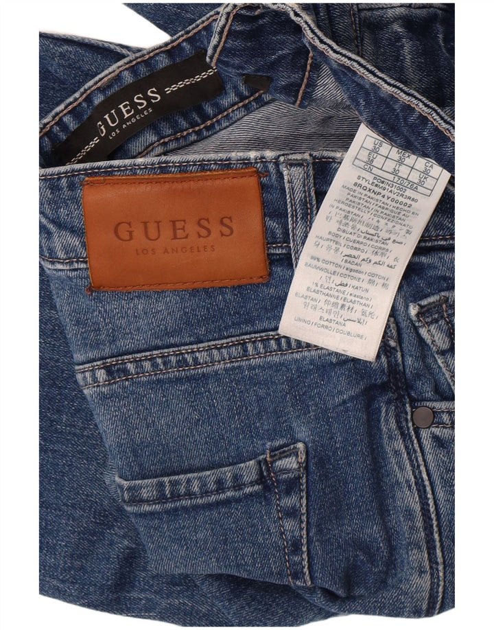 Guess Regular Denim kratke hlače W30 Srednje plavi pamuk