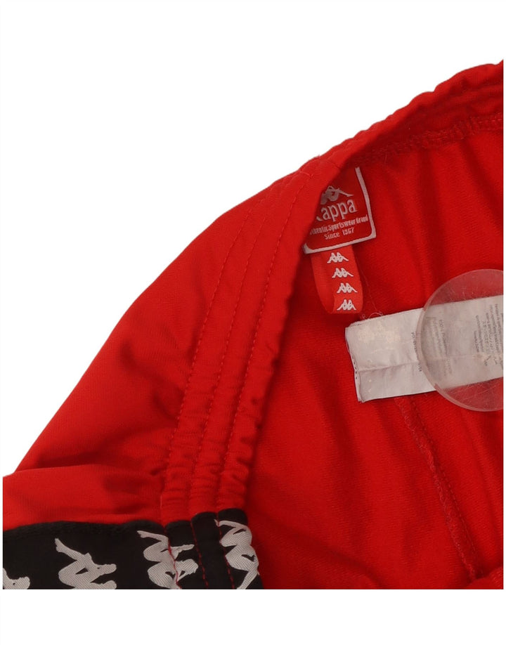 Kappa muške grafičke hlače od poliestera srednje crvene boje