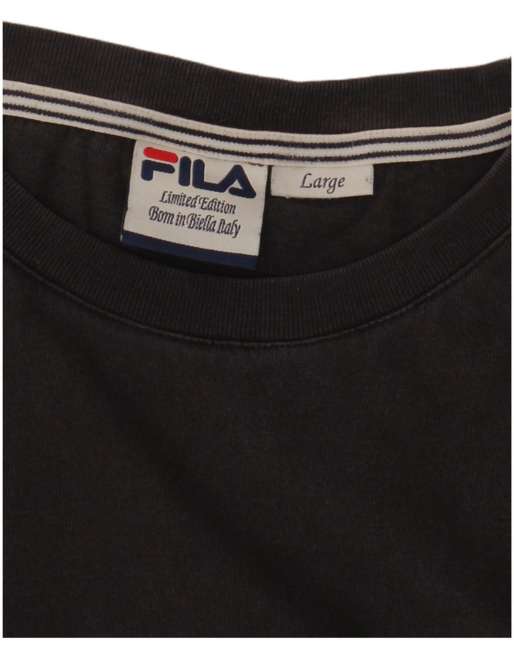 Fila muška majica kratkih rukava ograničenog izdanja, velika crna