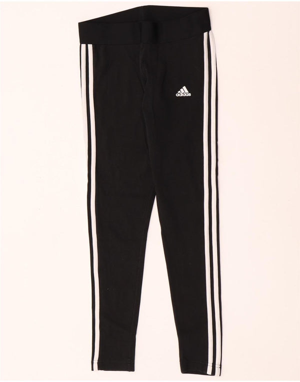 Adidas ženske tajice UK 8/10 male crne pamučne