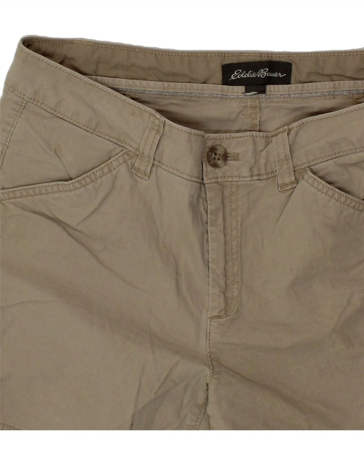 EDDIE BAUER Womens Cargo Shorts US 10 Large W34 Beige Cotton Vintage Eddie Bauer and Second-Hand Eddie Bauer from Messina Hembry 