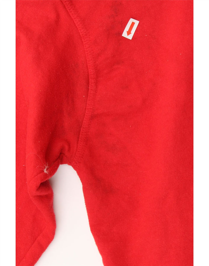 CHAMPION Mens Hoodie Jumper Medium Red Cotton