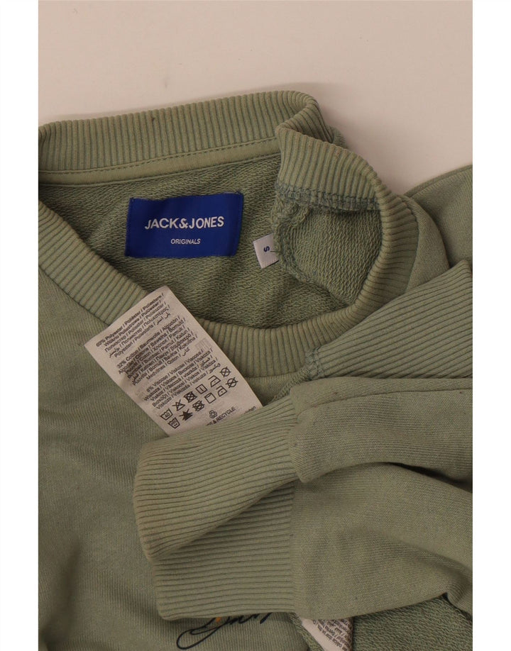 Jack & Jones muška majica s grafičkim motivima, mali kaki poliester