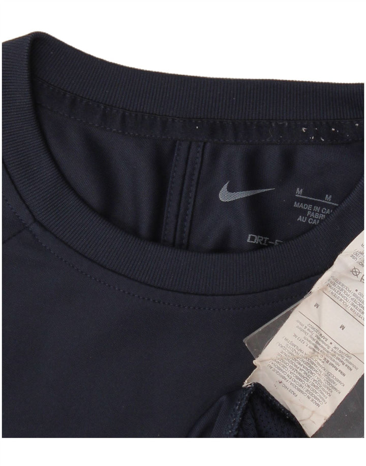 Nike Dri Fit T-Shirt Top srednje tamnoplave poliesterske boje