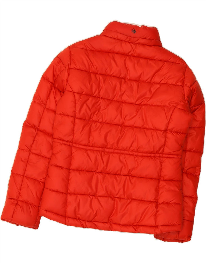 PEPE JEANS Womens Padded Jacket UK 10 Small Red Polyester Vintage PEPE Jeans and Second-Hand PEPE Jeans from Messina Hembry 
