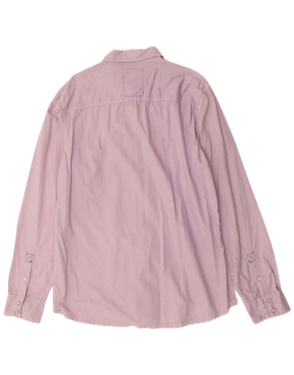 Guess muška košulja 2XL ljubičasti pamuk