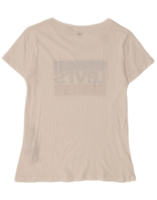 Levi's ženska majica kratkih rukava s kratkim rukavima regularnog kroja UK 8 Mala bijela