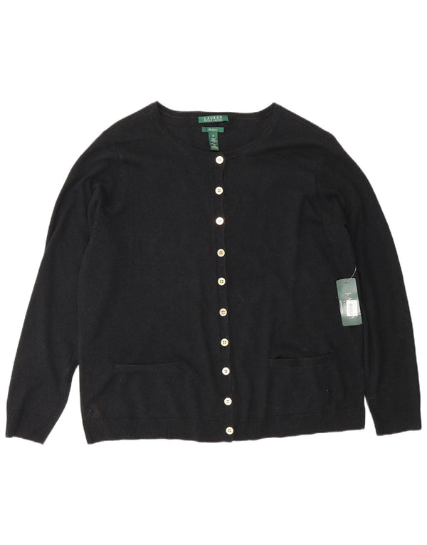 Ralph Lauren ženski kardigan pulover UK 18 XL crna svila