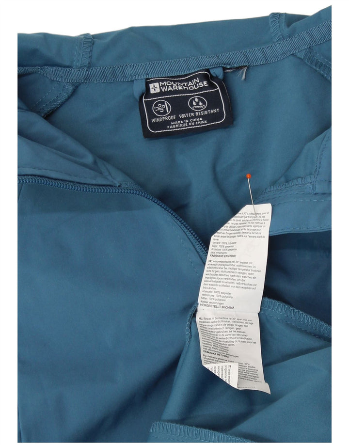 MOUNTAIN WAREHOUSE Ženska kišna jakna s kapuljačom UK 6 XS plavi poliester